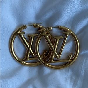 Authentic Louis Vuitton LV Earrings